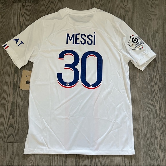 Paris Saint Germain PSG Third Jersey 2022/23 MESSI #30 BNWT - Picture 1 of 8